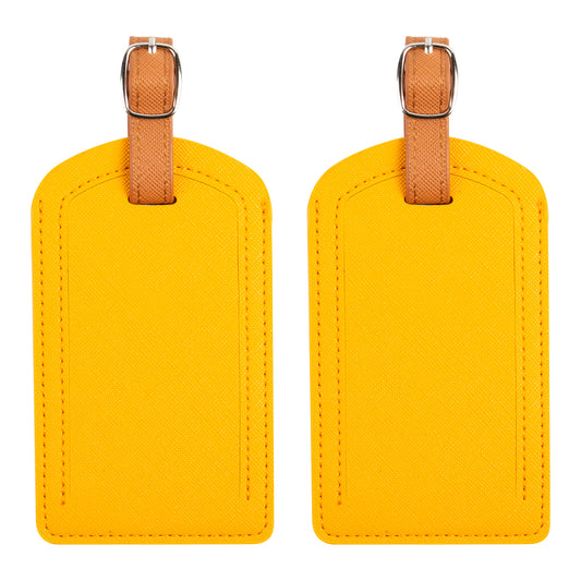Premium Yellow Luggage Tags