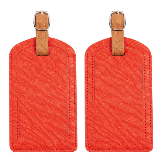 Premium Red Luggage Tags