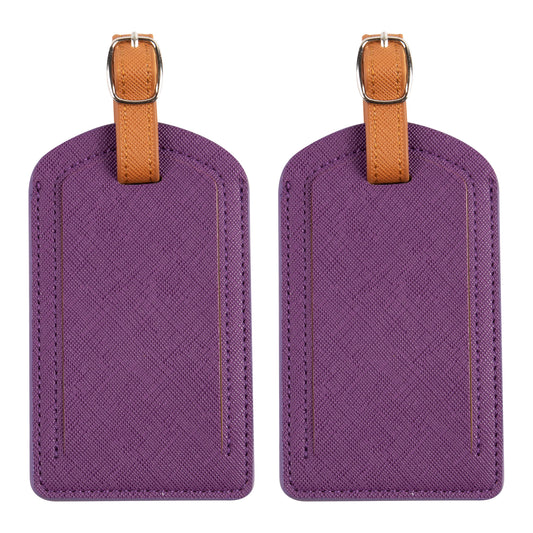 Premium Purple Luggage Tags